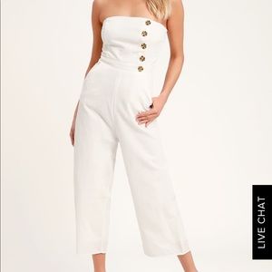 Lulu’s White Jumpsuit